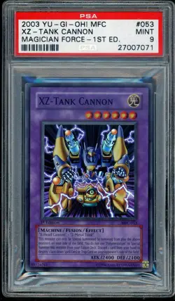 Xz-tank Cannon MFC-053 1st Edition Super Rare Yugioh PSA 9 *071 - Image 1