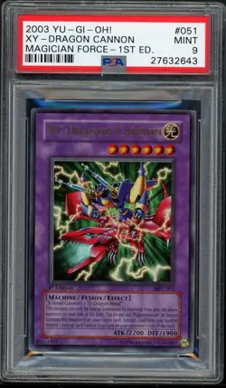 Xy-dragon Cannon MFC-051-97 1st Edition Ultra Rare Yugioh PSA 9 *643 - Image 1