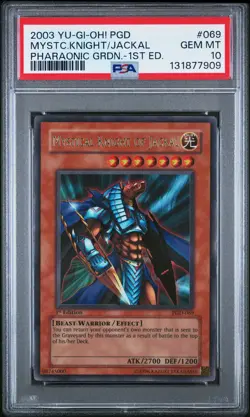 Mystical Knight Of Jackal PGD-069 1st Edition Ultra Rare Yugioh PSA 10 *909 - Image 1