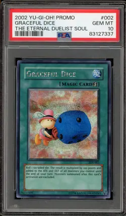 Yu-Gi-Oh! Graceful Dice The Eternal Duelist Soul Promo EDS-002 PSA 10 Gem Mint - Image 1