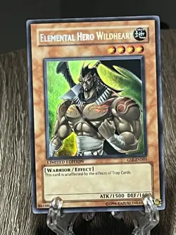 Elemental HERO Wildheart – GSE-EN001 – Limited Edition – Super Rare – Yu-Gi-Oh! - Image 3