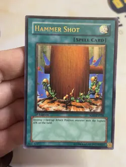 Yu-Gi-Oh Hammer Shot SOD-EN038 1st Edition Ultimate Rare NM - Image 2