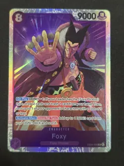 One Piece Foxy EB04-036 SR The Azure Sea's Seven Warlords OP14 - Image 1