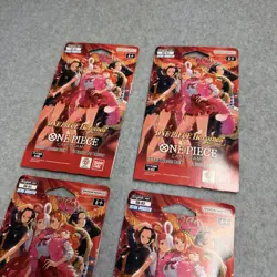 4 PACKS - One Piece Heroines EB-03 Sleeved Booster Pack - NEW - FACTORY SEALED - Image 2