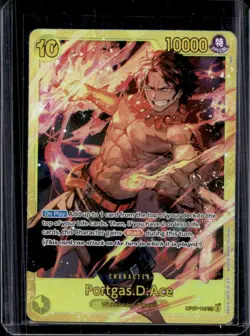 2024 One Piece 500 Years in the Future Portgas.D.Ace Secret Rare #OP07-119 - Image 1