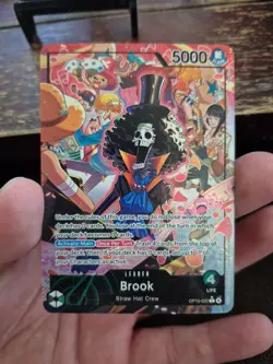 OP15-022 Brook Alt Art Leader Adventure on Kami’s Island One Piece TCG English - Image 3