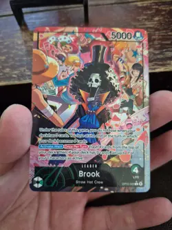 OP15-022 Brook Alt Art Leader Adventure on Kami’s Island One Piece TCG English - Image 4