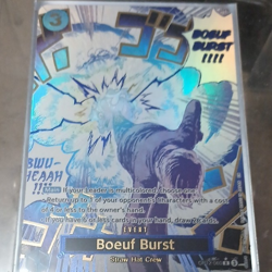Namco One Piece CCG Boeuf Burst OP12-060 Alternate Art Foil Event Rare English - Image 1
