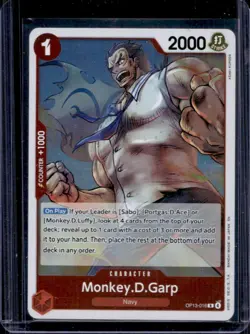 2025 One Piece Carrying On His Will Monkey D. Garp Rare #OP13-016 - Image 1