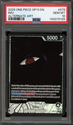 One Piece CCG Imu Alternate Art OP13-079 PSA 10 Gem Mint - Image 1