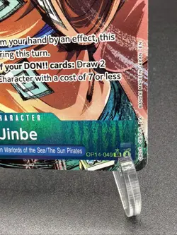 One Piece TCG English OP14-049 Jinbe Alt Art Parallel - Image 4