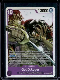 2025 One Piece Carrying On His Will Gol D. Roger Super Rare #OP13-064 - Image 1