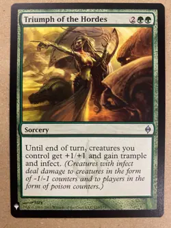 MTG 1x Triumph of the Hordes # 123 The List - New Phyrexia Magic Gathering x1 NM - Image 1