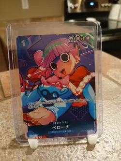 One Piece TCG Perona Alt Art Japanese OP01-077 Box Topper Romance Dawn - Image 1