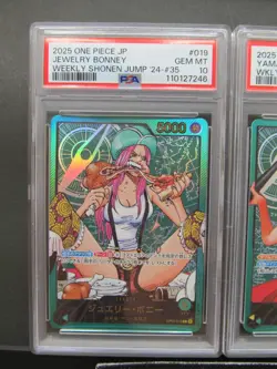 PSA 10 Set| One Piece Card Promo Bonney Yamato OP07-019 OP06-022 Shonen Jump #C - Image 3