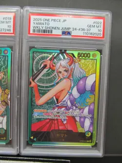 PSA 10 Set| One Piece Card Promo Bonney Yamato OP07-019 OP06-022 Shonen Jump #C - Image 5