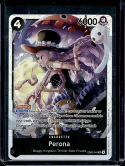 2026 One Piece Heroines Edition Perona Super Rare #EB03-045 - Image 1