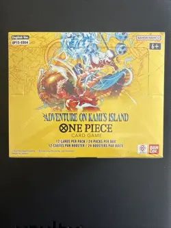 One Piece OP15/EB04 Adventure on KAMI’S Island Booster Box ENGLISH Sealed - Image 1