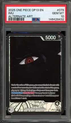 One Piece CCG Imu Alternate Art OP13-079 PSA 10 Gem Mint - Image 1