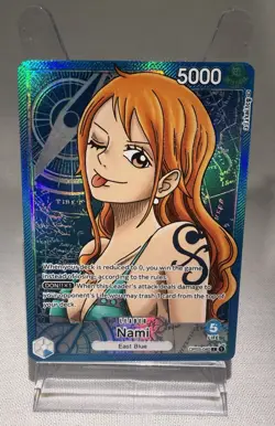 One Piece OP03 Nami Custom Art Foil - Image 1