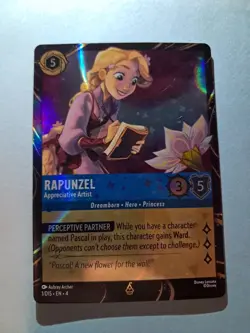 Disney Lorcana Rapunzel - Appreciative Artist Foil Promo - Image 1