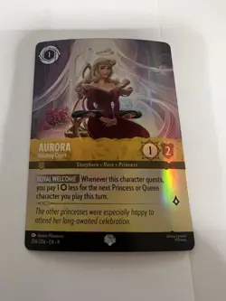 Disney Lorcana TCG Fabled: Aurora Holding Court Epic - Image 1
