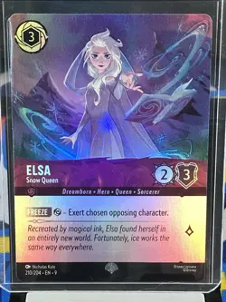 Disney Lorcana Fabled - Epic Foil- Elsa, Snow Queen - 210/204 - Image 1