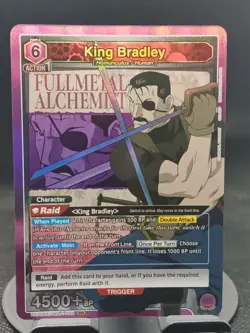 Union Arena Fullmetal Alchemist King Bradley SR English - Image 1