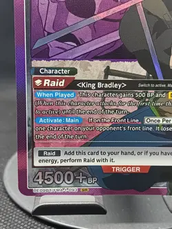 Union Arena Fullmetal Alchemist King Bradley SR English - Image 5