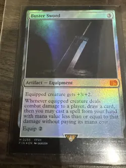 Buster Sword (Foil) Magic MTG Final Fantasy 0255 - Image 1