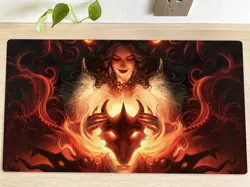 MTG Witch’s Mark Table Playmat TCG CCG Play Pad Trading Card Game Mat Mousepad - Image 1