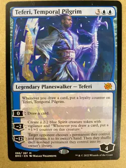 MTG 1x Teferi, Temporal Pilgrim # 66 The Brothers' War Magic the Gathering x1 NM - Image 1