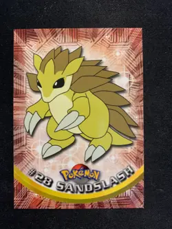 Pokemon TOPPS TV Animation Edition Sandslash #28 Blue Logo - Please Read - Image 1