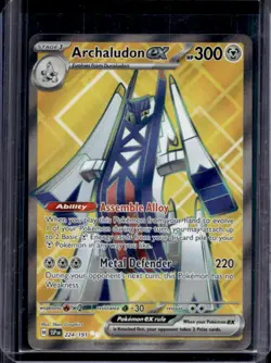 2024 Pokemon Surging Sparks Archaludon Ex #224/191 - Image 1