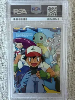 1999 TOPPS POKEMON SER 1 CHARACTER #TV9 JESSE (TEAM ROCKET) PSA GEM MT 10 - Image 2