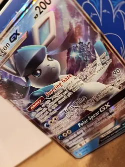 Glaceon GX SM147 Black Star Promo Rare Full Art Holo Pokemon TCG card - Image 2