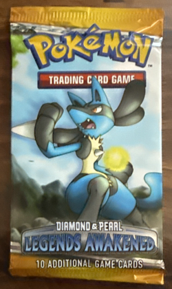 Pokemon Diamond & Pearl Legends Awakened Booster Pack Sealed (Lucario) New - Image 1