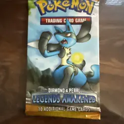Pokemon Diamond & Pearl Legends Awakened Booster Pack Sealed (Lucario) New - Image 4