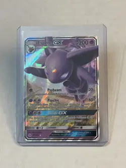 Pokemon TCG Espeon GX 61/149 Sun & Moon Base Set Ultra Rare Holo 2017 LP - Image 1