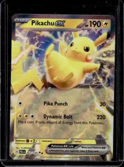 2023 Pokemon SV Paldea Evolved Pikachu ex #063/193 - Image 1