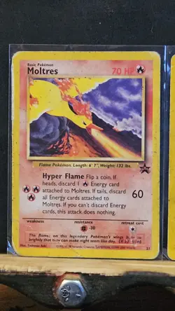 Pokemon Lot of 4 Vintage Black Star Promos Moltres Zapdos Articuno Mew - Image 2