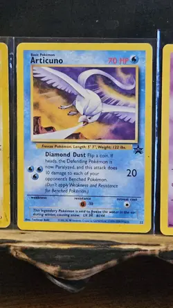 Pokemon Lot of 4 Vintage Black Star Promos Moltres Zapdos Articuno Mew - Image 4