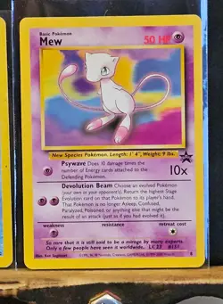 Pokemon Lot of 4 Vintage Black Star Promos Moltres Zapdos Articuno Mew - Image 5