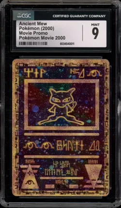 Pokemon Ancient Mew Movie 2000 Promo CGC 9 Mint - Image 1