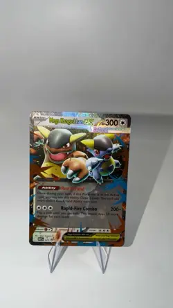 Pokemon Mega Kangaskhan EX Double Rare Full Art Holo 104/132 Me01 300 HP - Image 1