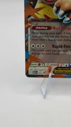 Pokemon Mega Kangaskhan EX Double Rare Full Art Holo 104/132 Me01 300 HP - Image 2