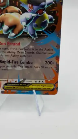 Pokemon Mega Kangaskhan EX Double Rare Full Art Holo 104/132 Me01 300 HP - Image 3