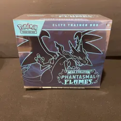 Pokemon TCG: Mega Evolution Phantasmal Flames Elite Trainer Box ETB New Sealed - Image 1