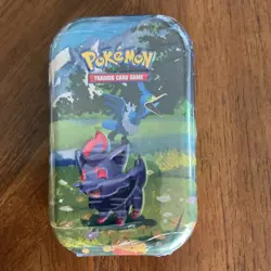 Pokemon Mega Evolution Ascended Heroes Tin Zorua Artwork Storage for Pokemon TCG - Image 1