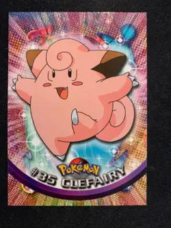 Pokemon TOPPS TV Animation Edition Clefairy #35 Blue Logo - Please Read - Image 1